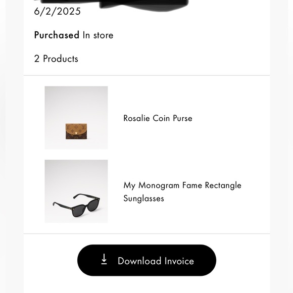 My Monogram Fame Rectangle Sunglasses - Picture 5 of 8